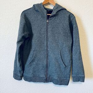 Lululemon Athletic All Yours Gray Black Speckled Full Zip Hoodie Women's Small